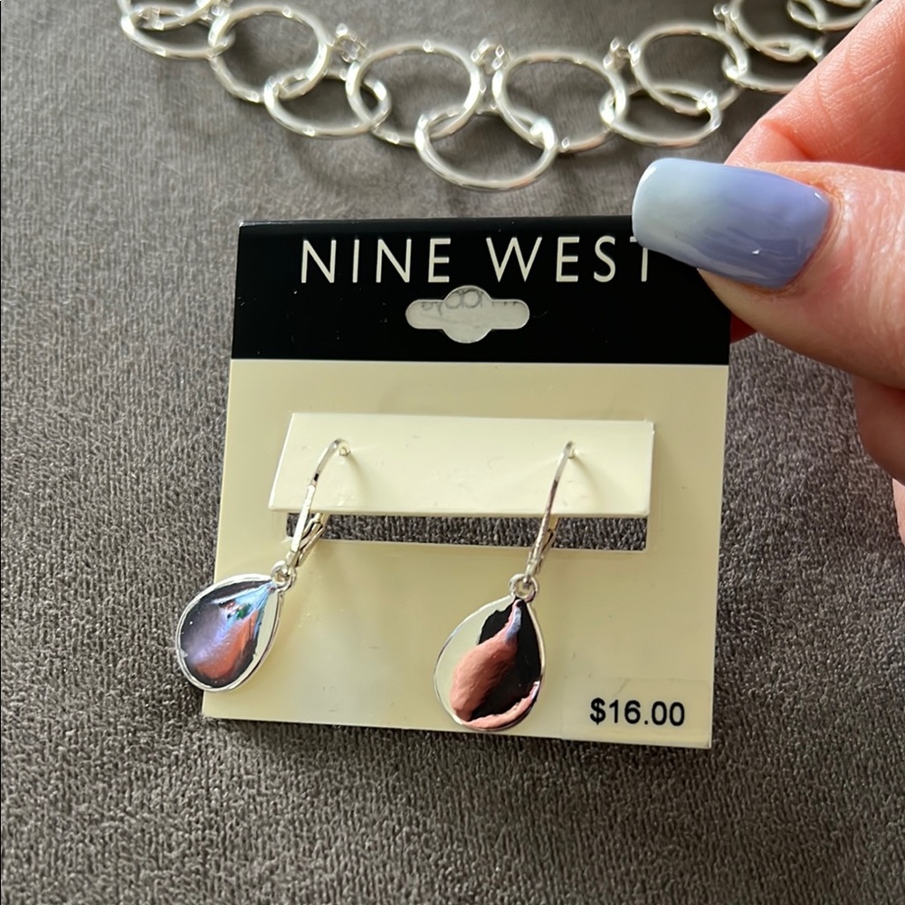 Nine West Silver Jewelry Set NWT - Picture 2 of 7